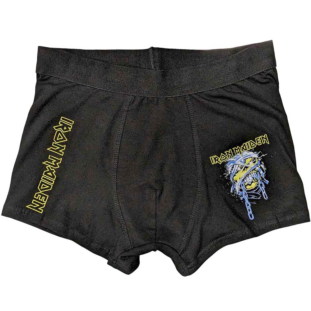 Iron Maiden - Powerslave Head Boxershorts - Zwart